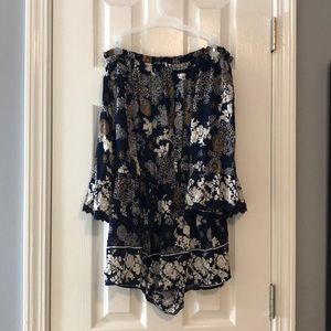 off the shoulder romper